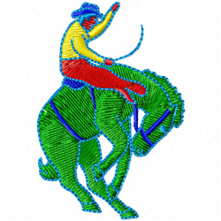 Horses Embroidery Design 8